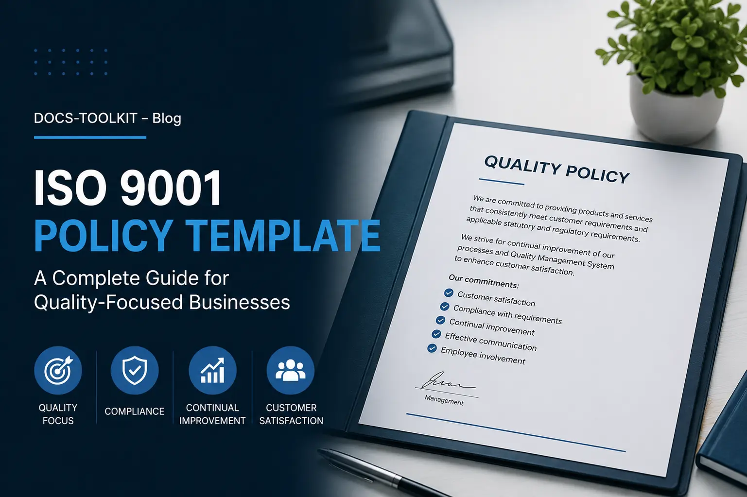 ISO 9001 Policy Template: Complete Guide for Businesses